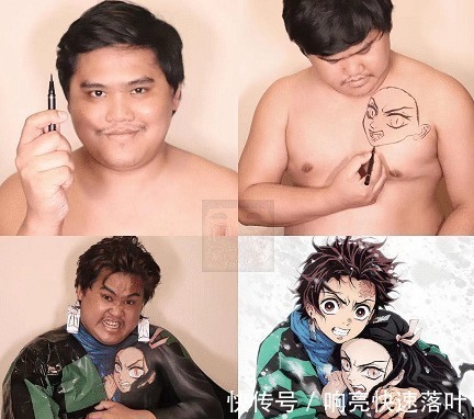 脑洞|泰国小哥再次奉上腋毛cos作品,放过卡卡西之后,对圣诞树下手