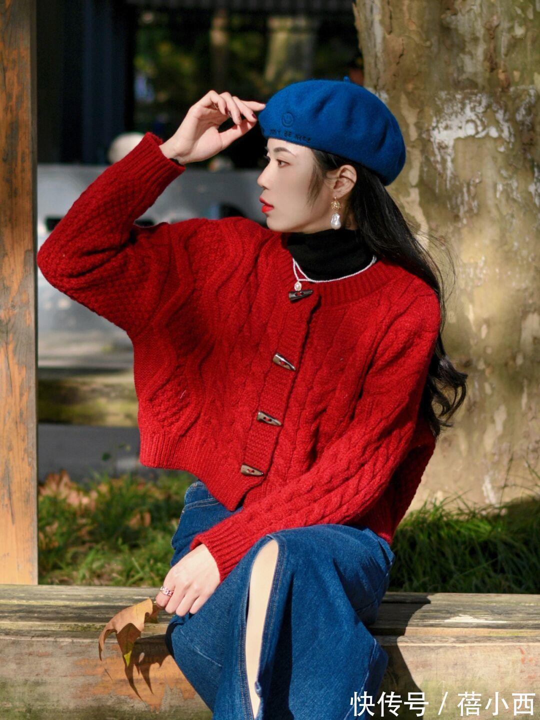 虎年 新年当然要get一件红色针织衫,尤其是最后一款,拜年穿搭必备