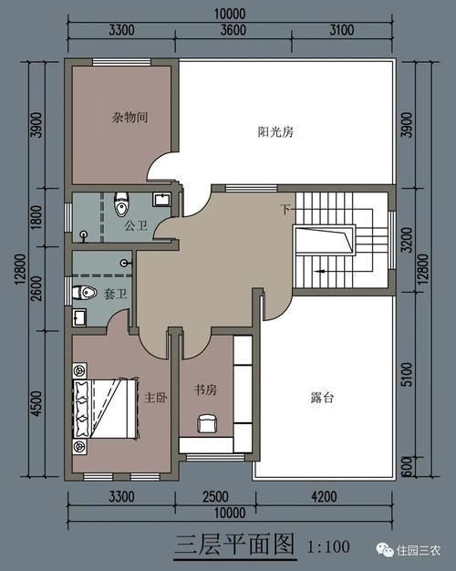 农村|农村自建三层别墅,面宽10米,5室1厅,还有阳光房,地下车库和大露台,真不错!