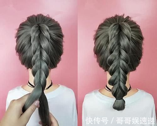 发夹|“学生党”创意编发,扎完后少女感十足大家赶紧学起来