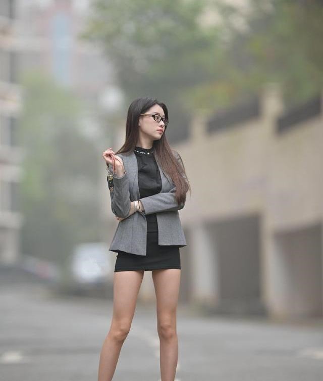 高跟鞋 套装与高跟鞋完美搭配,穿搭时尚,白领真的很美!