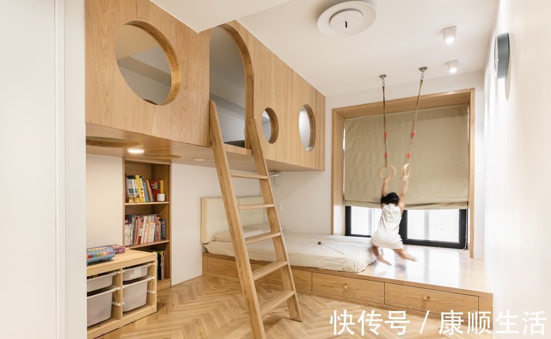 原木|完美改造术,她让“鸡肋”空间变成“鸡腿”,温馨的亲子宅香极了