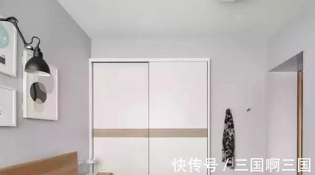 墙面|70平两房一厅,客厅设计两扇推拉门,完工效果超赞!