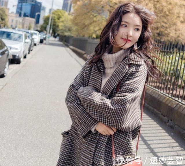 时尚|赫本风气质大衣中长款羊毛呢外套,时尚显瘦又增高,高级又时髦