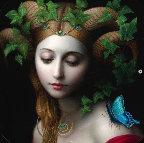 性感!太上头!她笔下的神秘唯美女子,比蜜桃还嫩!