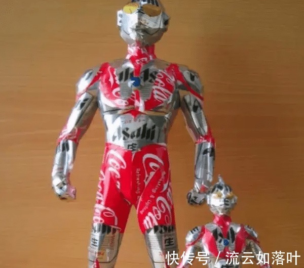 泰罗|用易拉罐做手办,奥特曼的红裤衩很性感,看到初音未来爱了