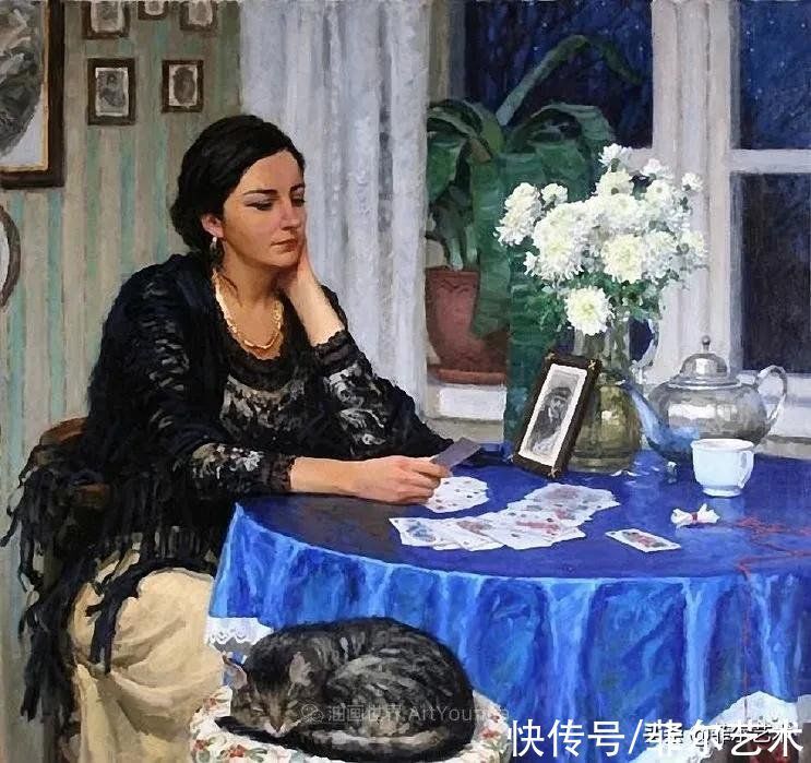 超写实$俄罗斯具象画家叶夫根尼·穆科夫宁超写实油画作品欣赏