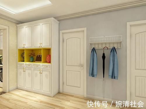 玄关|玄关鞋柜要不要做到顶老木工一开口,我就后悔我家装早了