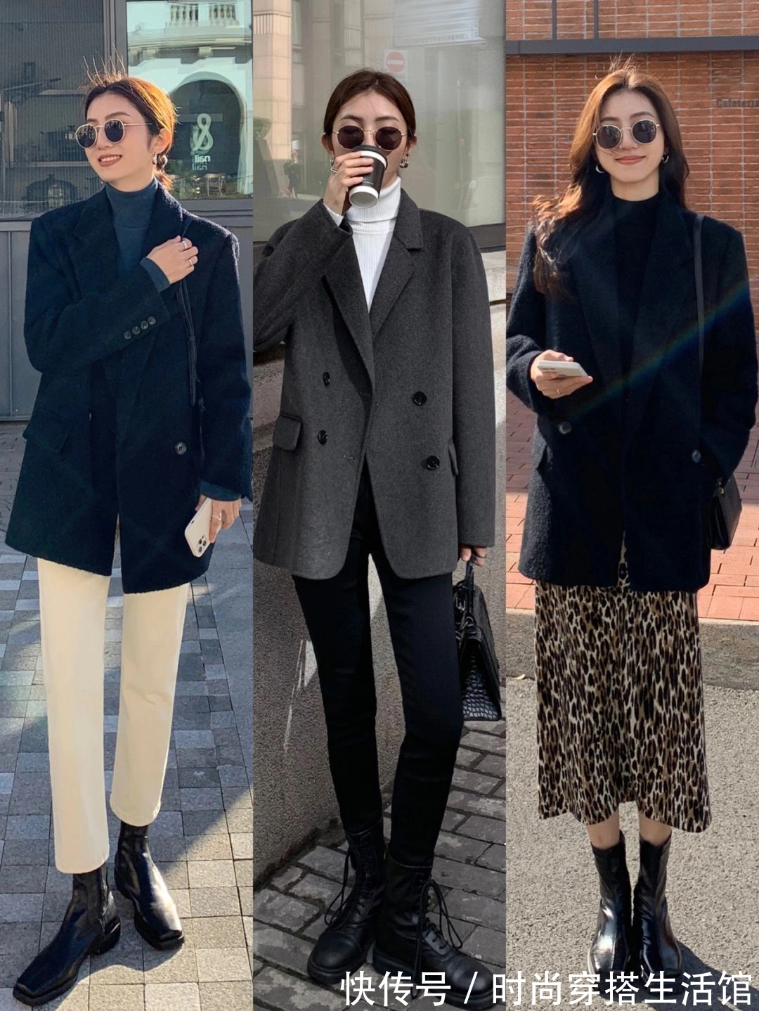 大衣|不管穿大衣还是羽绒服,建议搭这“4种”裤子,显高显瘦显腿长