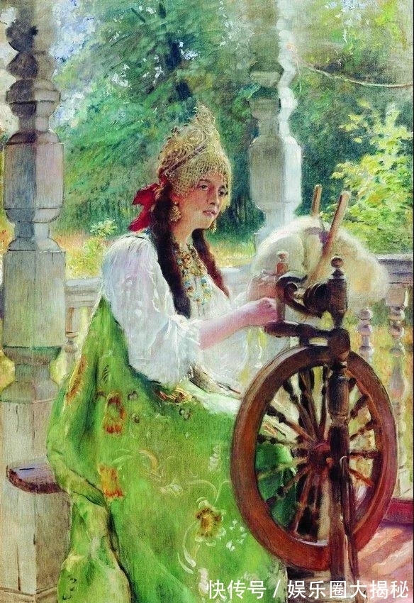 浪漫主义#他是俄罗斯绘画大师,巡回画派创始人之一,油画色彩亮丽甜美