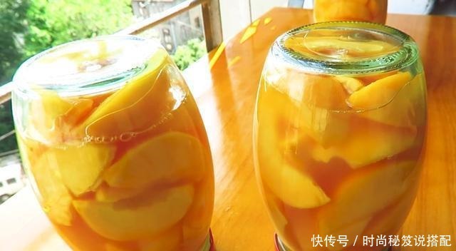 黄桃吃不完别扔掉,教你做罐头,只需简单3步,果肉香甜可口