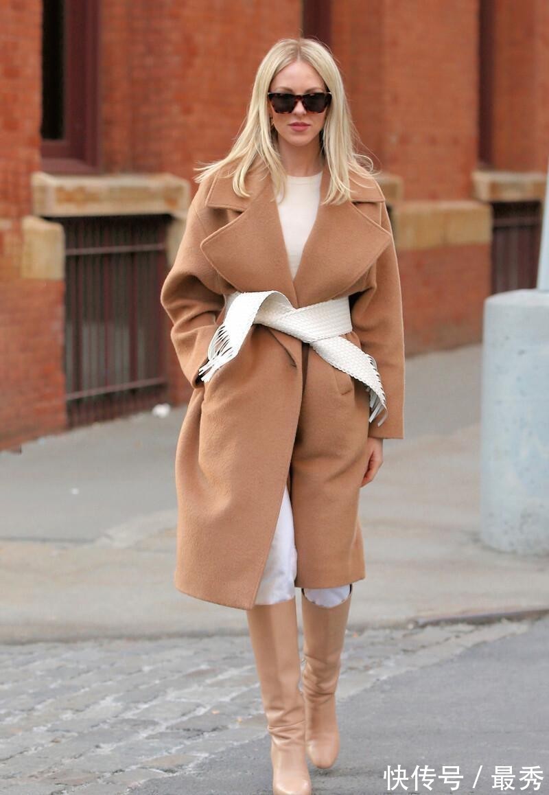 淑女风 冬季的万能搭配公式来了,“大衣+靴子”精致时髦,20到50都能穿