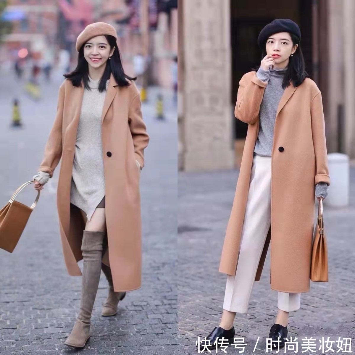 搭配|“大衣+毛衣”,入冬后的神仙组合搭配,温暖实用又显气质