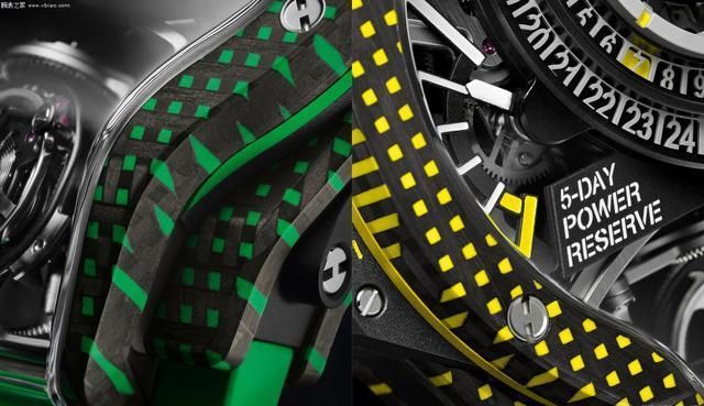 腕表|Hublot宇舶表推出全新MP-09彩色3D碳纤维双轴陀飞轮腕表