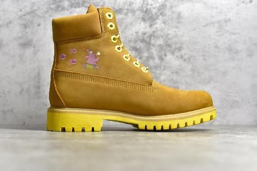 天伯伦|Timberland X SpongeBob SquarePants 天伯伦联名海绵宝宝皮靴