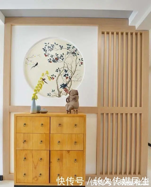 背景墙|见过最美的新中式!130㎡装出诗情画意,大气又舒适