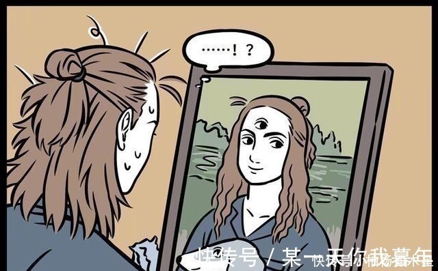 非人哉|非人哉初遇纪念,哮天赠画《蒙娜丽·戬》,杨戬嫌丑转送给大士