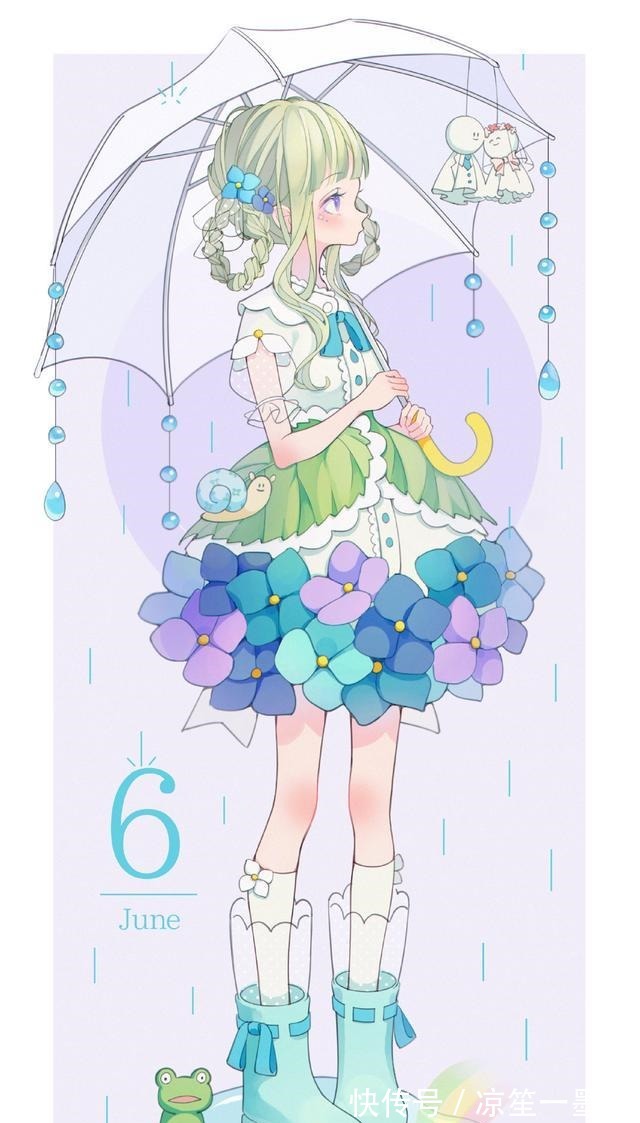 日本画师绘制“12月拟人”,9月是萌兔美少女,4月一眼惊艳!