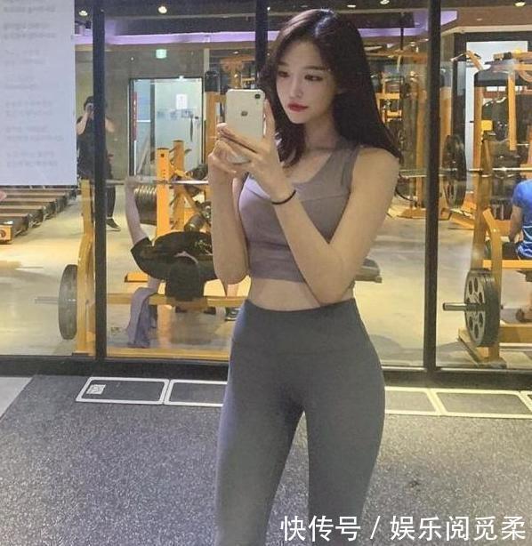 健身房|美女爱穿无痕裤,颜值身材俱佳,一双“漫画腿”让人羡慕不已