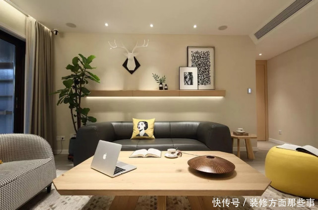 三居室|126平现代风三居室,不同的光源给空间氛围有着不一样的氛围