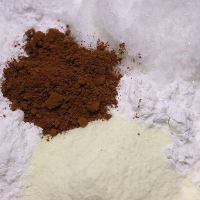 搅拌均匀|巧克力冰皮月饼