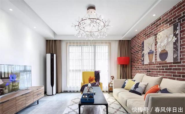 背景墙|125平北欧风三居室，简约有气质！