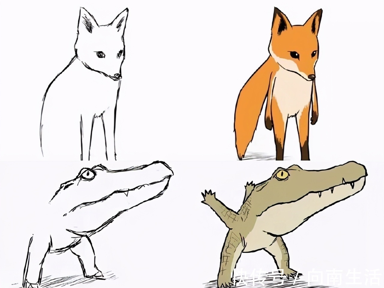 成品@这位日本画师意外火了,每幅画都不画完,成品图真的太“沙雕”