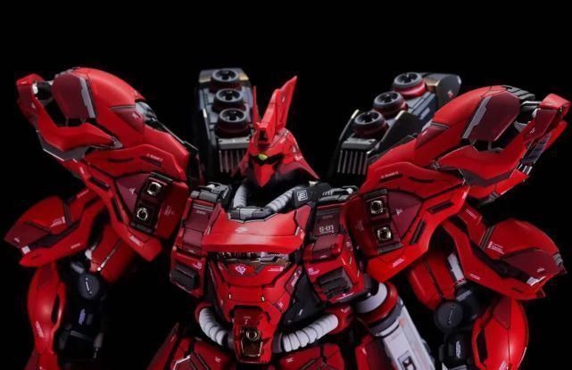 涂装|红如烈焰才是沙扎比真本色,姚沙GK1.0涂装制作