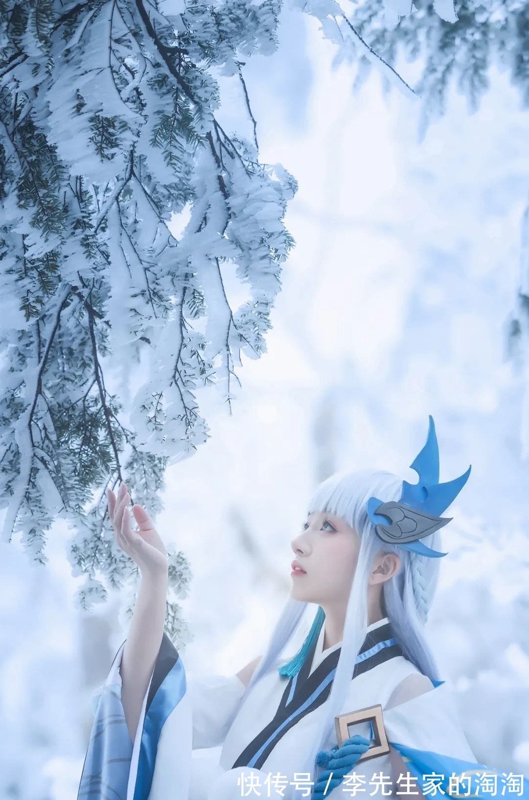 cos：阴阳师蝉冰雪女cos正片@修老虎