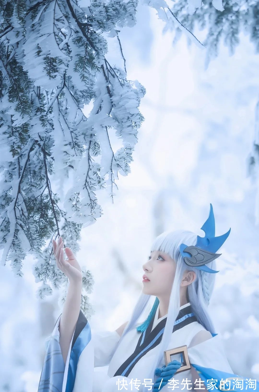cos:阴阳师蝉冰雪女cos正片@修老虎
