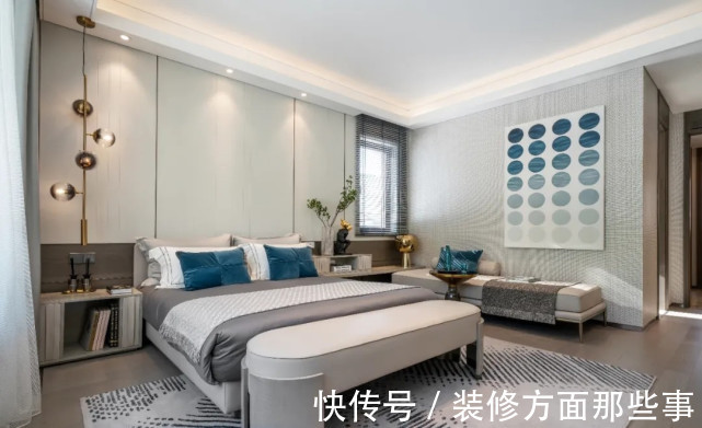 卧室|142平梦幻四居室简约内敛的色调彰显装饰效果,令人耳目一新