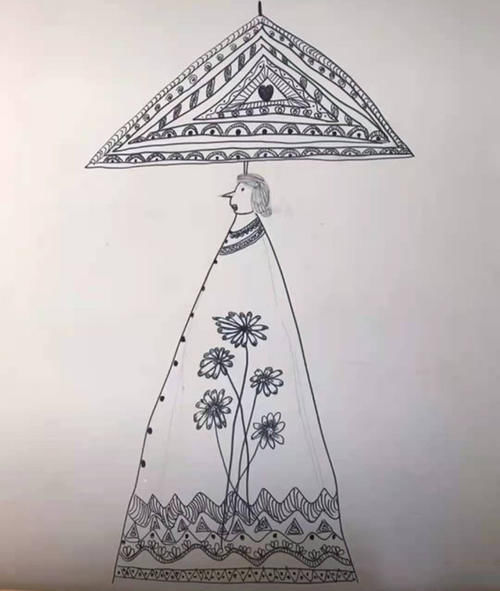 赞不绝口|9岁男孩给客厅墙壁手绘壁纸，来客赞不绝口，网友：老天爷赏饭吃