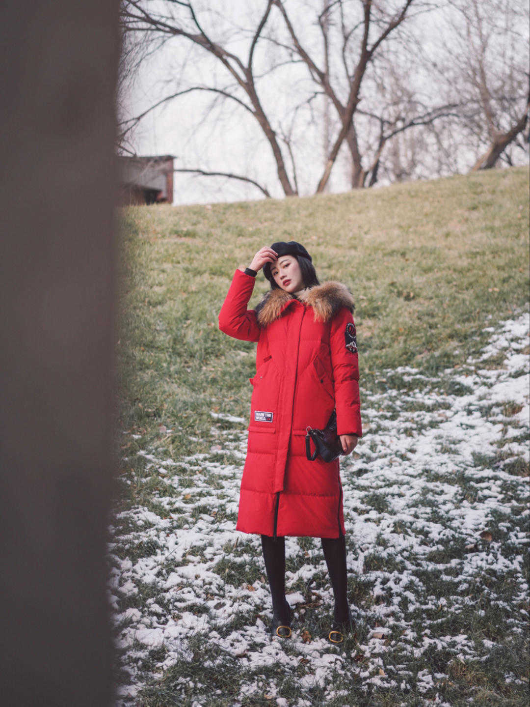 紧身裤|应对降温我有妙招!各种羽绒服穿搭分享,让你美得优雅
