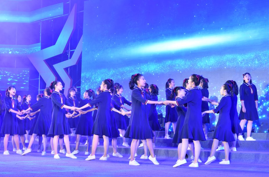 天府师大一中|六一颂党恩 天府师大一中师生共贺建党100周年