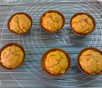 葱香方便面南瓜小蛋糕