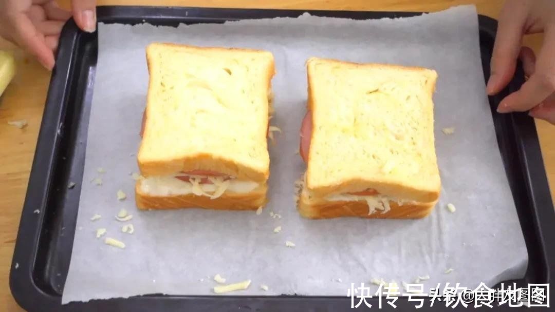 奶酱三明治,学会这个食谱,再也不去买了,用料扎实