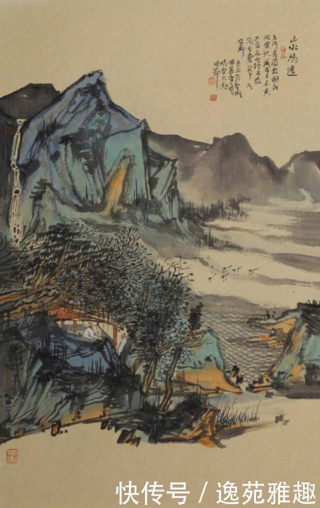 以山水为|「画作欣赏」会当凌绝顶,一览众山小,画家武春玉作品欣赏