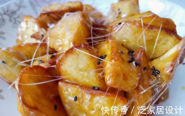 红薯别再烤了！教你这个做法，香甜美味颜值高，上桌太有面子了！