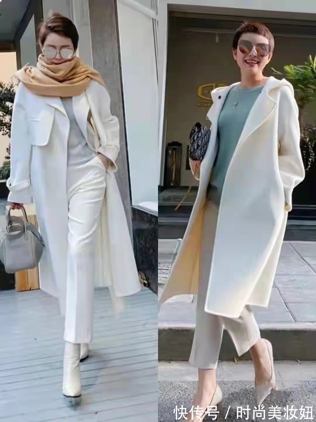 毛衣 她穿出了40岁女人想要的高级感,简约却高级大方,照着穿稳赢