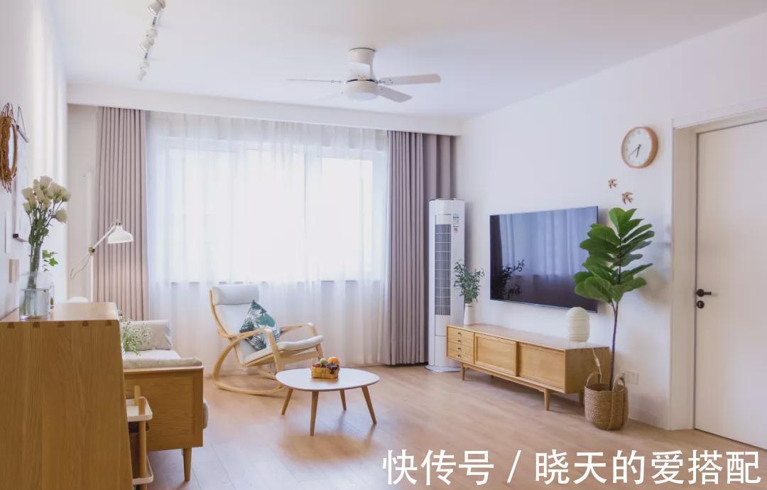 主卧室|90后夫妻打造138㎡原木婚房,颜值爆表超漂亮!晒晒