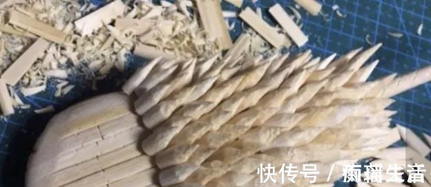 爱好者|筷子也能做手办,火影忍者鲛肌被小孩还原,这分明就是大神!