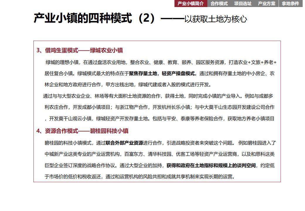 商业模式|“产业+地产”的几种商业模式及实操指引