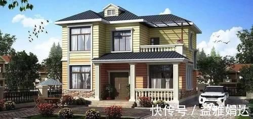 露台|10×9.3米二层乡村小别墅,宁静自然,田园住宅典范