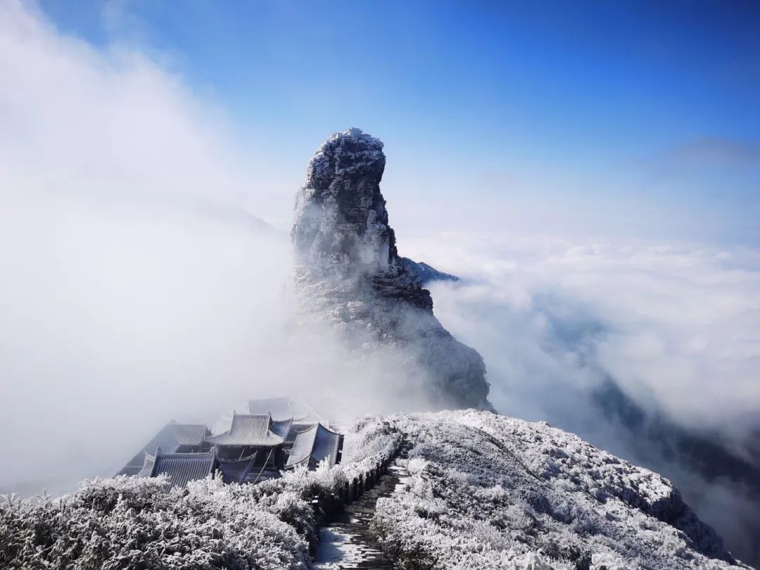 贵州多地迎来新年降雪！雪景太美了！