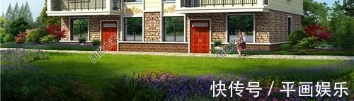 卫生间|双拼二层别墅设计图,独立入户门进出,家有兄弟这样建房挺好