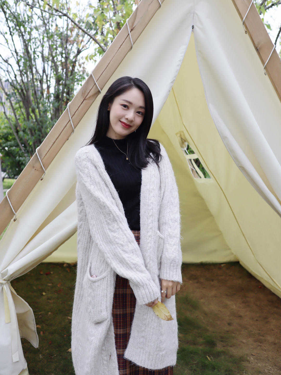 休闲裤|冬季的针织开衫,温柔文艺,驱散一冬寒气