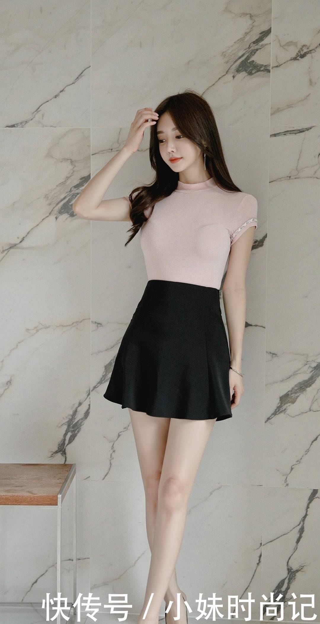 穿搭|美珠时尚穿搭，芭比短袖打底衫