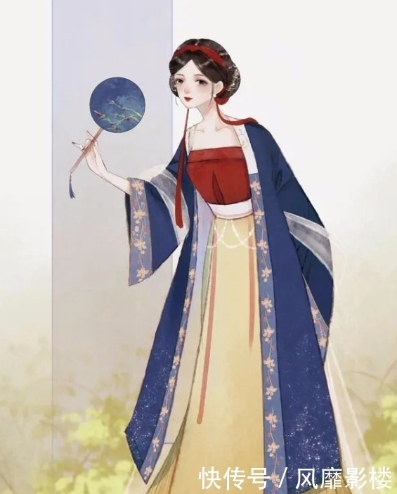 艾莎|迪士尼公主化身汉服美人，白雪公主成绝色，艾莎如同画中仙子