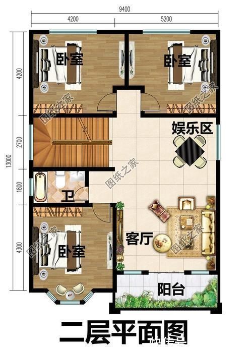 农村|18到20万农村二层别墅，看完这款别墅，我都想回农村建房了