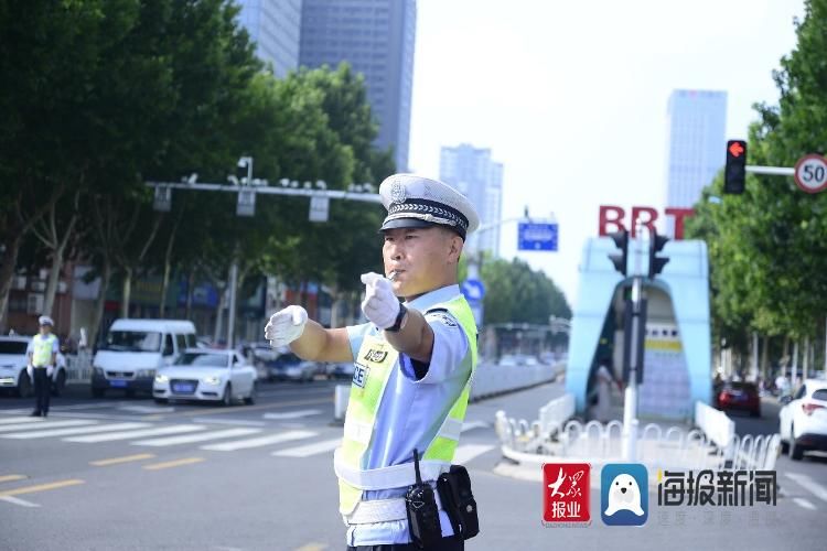 高温|高温下的坚守 临沂交警支队直属一大队保路畅人安